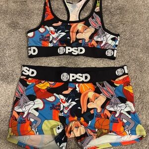 PSD Multicolor Looney Tunes Activewear Set